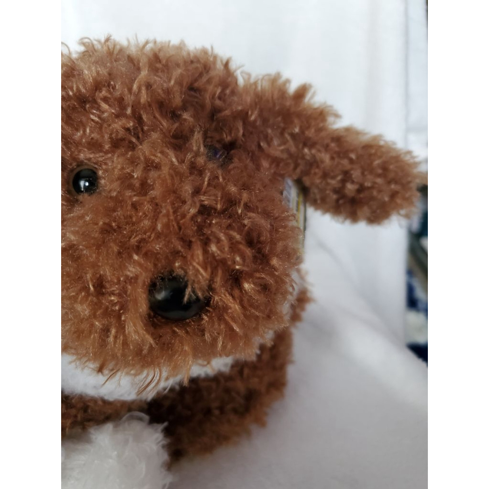 BFF puppies! Brown White Grey Plush Hugging Stuff Animals - Picture 7 of 12